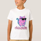 Neon Pink Chinchillin Chinchilla T-shirt (Voorkant)
