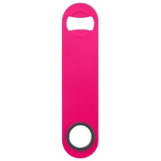 Neon Pink Custom Bottle Opener – Bulk Orders Speed Flessenopener (Achterkant)