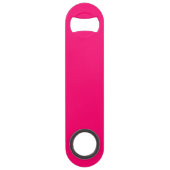Neon Pink Custom Bottle Opener – Bulk Orders Speed Flessenopener (Voorkant)
