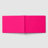 Neon Pink Custom Guest Book - Elegant & gepersonal Gastenboek (Volledig)