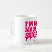 Neon Pink Drip Quote Mok –  (Voorkant links)
