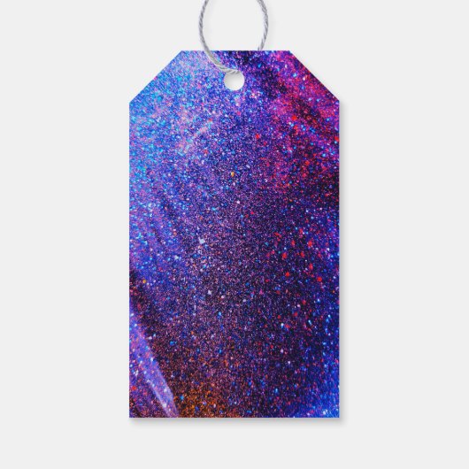 Neon Pink Girl's Roller Skating Party Dank u Cadeaulabel (Achterkant)