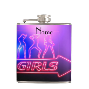 Neon Pink Girls Sign Thunder_Cove Heupfles