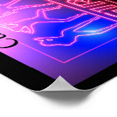 Neon Pink Girls Sign Thunder_Cove Poster (Hoek)