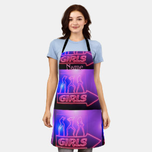 Neon Pink Girls Sign Thunder_Cove Schort