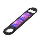 Neon Pink Girls Sign Thunder_Cove Speed Flessenopener (Achterkant Gekanteld)