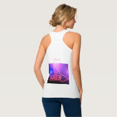 Neon Pink Girls Sign Thunder_Cove Tanktop (Volledige Achterkant)