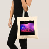 Neon Pink Girls Sign Thunder_Cove Tote Bag (Voorkant (product))