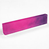 Neon Pink Gradient Desk naamplaat – Naambordje