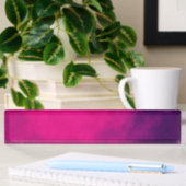 Neon Pink Gradient Desk naamplaat – Naambordje