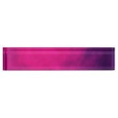 Neon Pink Gradient Desk naamplaat – Naambordje (Voorkant)