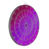 Neon Pink Ombre Dartbord (Voorkant Links)