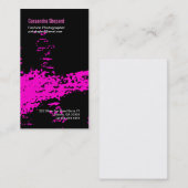 Neon Pink Paint Visitekaartje (Voorkant / Achterkant)