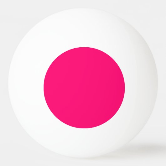 Neon Pink Ping Pong Ball - Custom Game Essentieel (Voorkant)