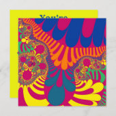 Neon Pink Rainbow Mod Kaart (Voorkant / Achterkant)