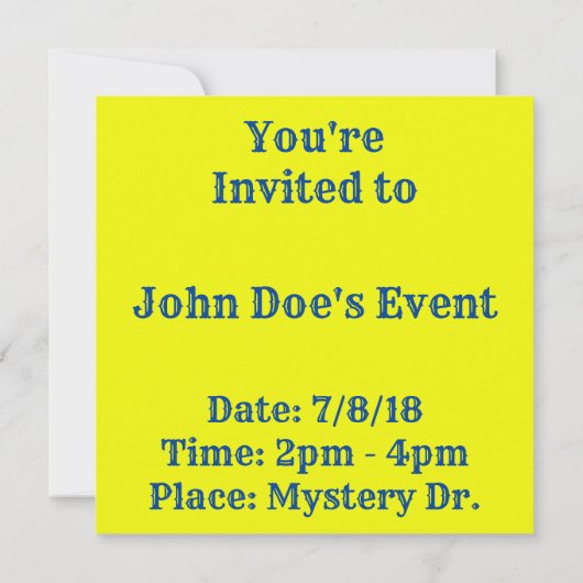 Neon Pink Rainbow Mod Kaart (Achterkant)