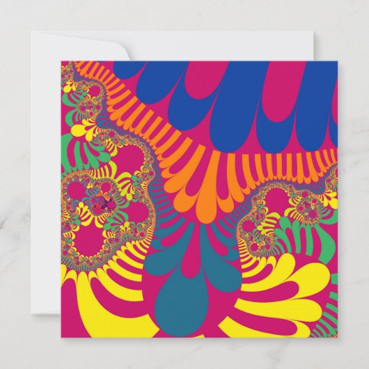 Neon Pink Rainbow Mod Kaart (Voorkant)