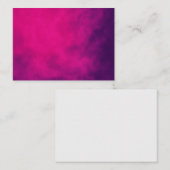 Neon Pink Smoke Flat Note Kaart – Notitiekaartje (Voorkant / Achterkant)