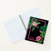 Neon Pink Tropical Botanicals Zomer Notitieboek (Binnen)