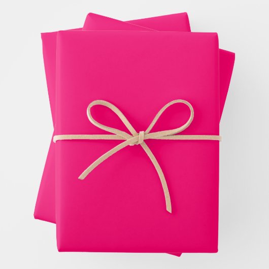 Neon Pink Wrapping Paper – Bulk Set voor Evenement (In situ)