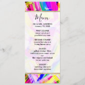Neon Pink Yellow BrusExplosion Art Menu (Voorkant)