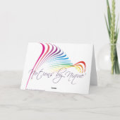 Neon Pink Zebra Kaart (Achterkant)