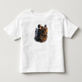 Neon Pistoolheld Vuurrijke Hemel Kinder Shirts