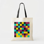 Neon Pixel Patroon Tas (Voorkant)