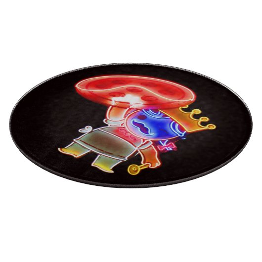 Neon Pizza Pie Cutting Board Snijplank (Hoek)