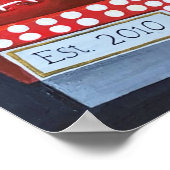 Neon Pizza Sign Poster (Hoek)