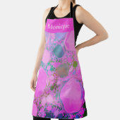 Neon Planets Vloeibare kunstolie en acryl Schort (Insitu)