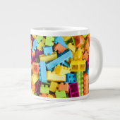 Neon Plastic bouwblokken Grote Koffiekop (Voorkant rechts)