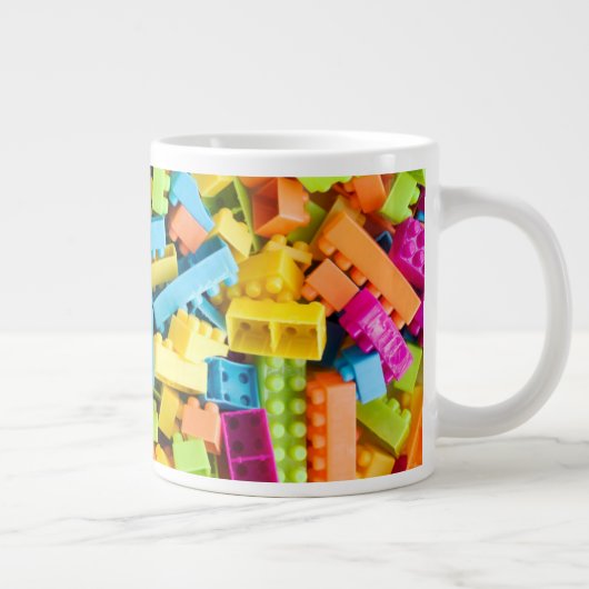 Neon Plastic bouwblokken Grote Koffiekop (Rechts)