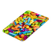 Neon Plastic bouwblokken Magneet (Linkerzijde)