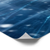 Neon Polar Bear Frozen Grid Poster (Hoek)