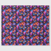 Neon Polygoon Abstract met Explosies Cadeaupapier (Vlak)