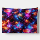 Neon Polygoon Abstract met Explosies Etui (Voorkant)