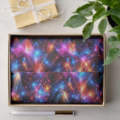 Neon Polygoon Abstract met Explosies Tissuepapier (Geschenk)