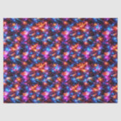 Neon Polygoon Abstract met Explosies Tissuepapier (Voorkant)