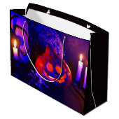 Neon pompoenen groot cadeauzakje (Achterkant Gekanteld)