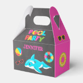 NEON POOL PARTY ORKA FLOAT BEDANKDOOSJES (Voorkant Zijde)