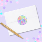 Neon Pool Party Stickers