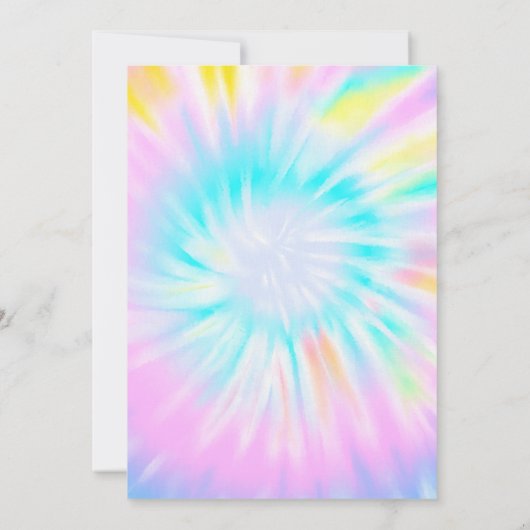 Neon Pool Party Uitnodiging, Zomer Tropische Glans Kaart (Achterkant)