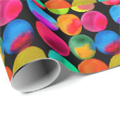 Neon Pop art Cadeaupapier (Rol Hoek)