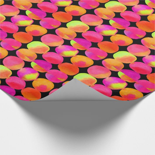 Neon Pop art Cadeaupapier (Hoek)