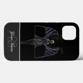 Neon-Pop-Art droomende engel Monogram! Case-Mate iPhone Case (Achterkant (horizontaal))