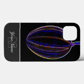 Neon-Pop-Art Happy Easter Egg met Monogram! Hoesje (Achterkant (horizontaal))