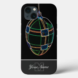 Neon-Pop-Art Happy Easter Egg met Monogram! Hoesje