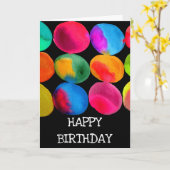 Neon Pop art Kaart (Gele Bloem)