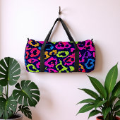 Neon Pop Art Leopard Print Plunjezak